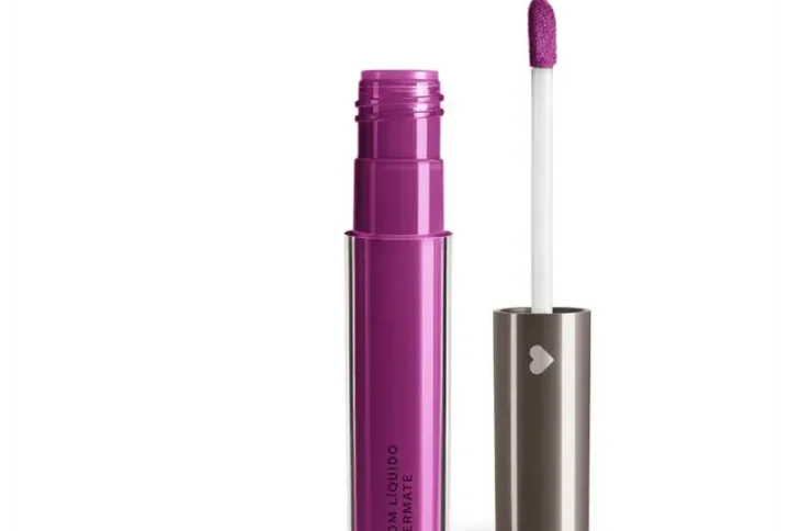 Batom Líquido Roxo Uvali Supermate 4ml - 0