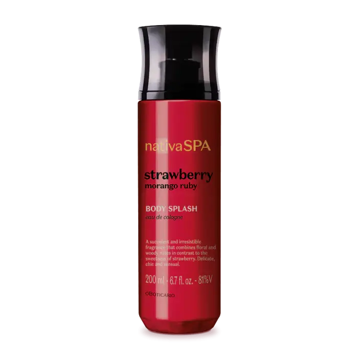 Body Splash Nativa Spa Morango Ruby, 200ml - 0