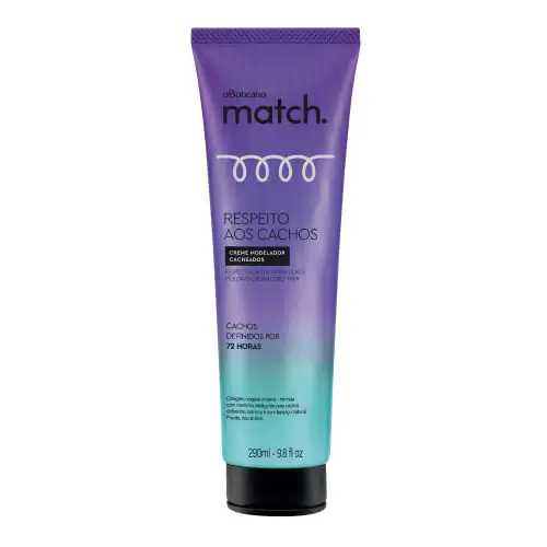 Creme Modelador Match Respeito Aos Cachos, 290ml - 0