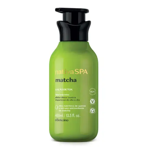 Loção Detox Corporal Nativa Spa Matcha 400ml - 0