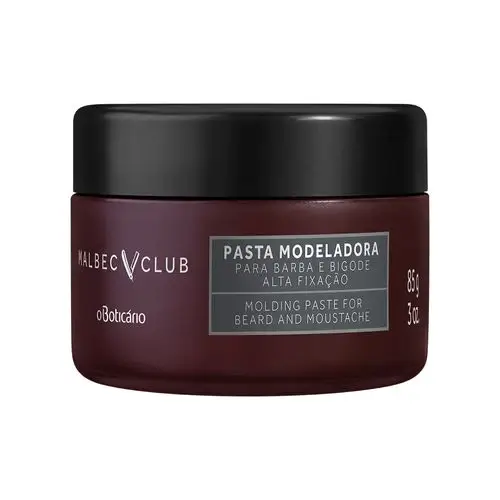 Pasta Modeladora Barba E Bigode Malbec Club, 85g - 0