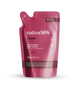 Refil Loção Hidratante Corporal Nativa Spa Ameixa, 400ml - 0