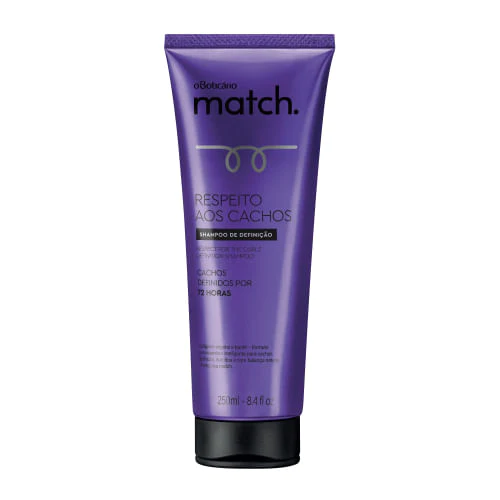 Shampoo Match Respeito Aos Cachos, 250ml – 0