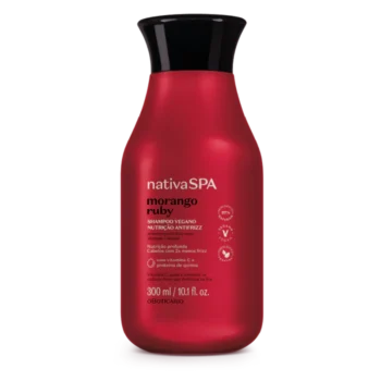 Shampoo Nativa Spa Morango Ruby, 300ml - 0