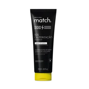 Shampoo Pós-química Match Sos Cauterização, 250ml - 0