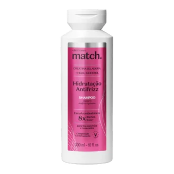 Shampoo Match Hidratação Antifrizz, 300ml - 0