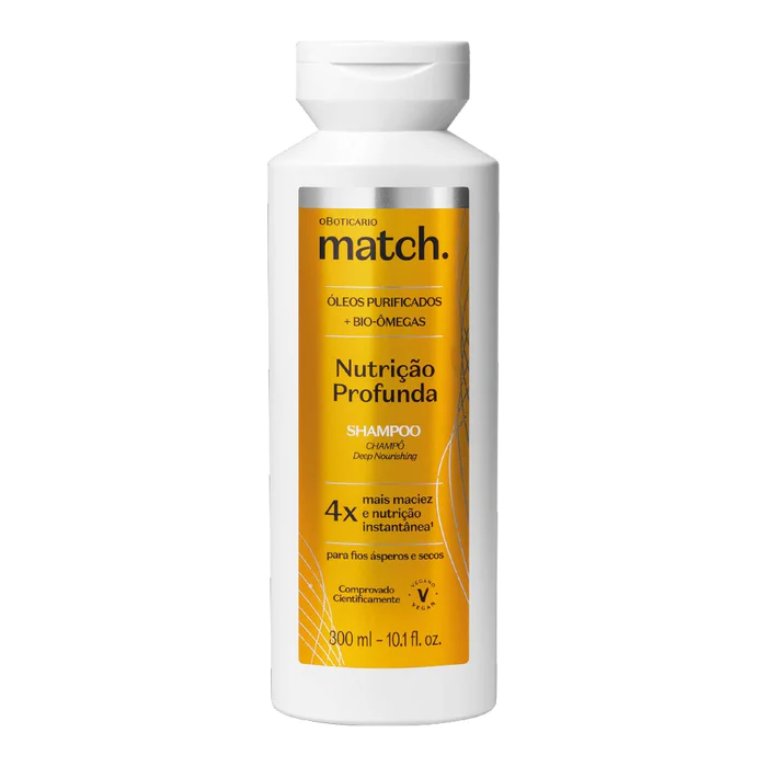 Shampoo Match Nutrição Profunda, 300ml – 0