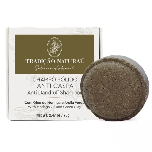 Anti-Caspa Shampoo Sólido, 70g
