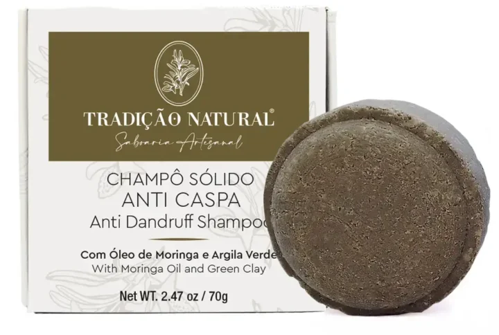 Anti-Caspa Shampoo Sólido, 70g - 0