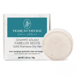 Cabelos Secos Shampoo Sólido, 70g - 0