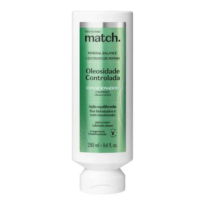 Condicionador Match Oleosidade Controlada, 280ml - 0