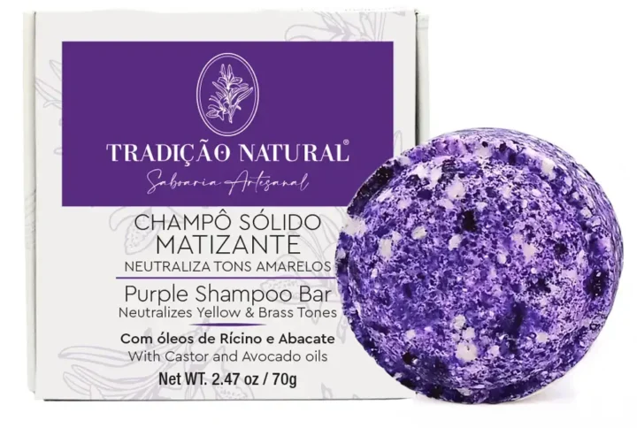 Matizante Shampoo Sólido, 70g - 0