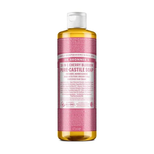 Dr. Bronner’s 18-in-1 Liquid Soap Cherry Blossom 475ml – 0