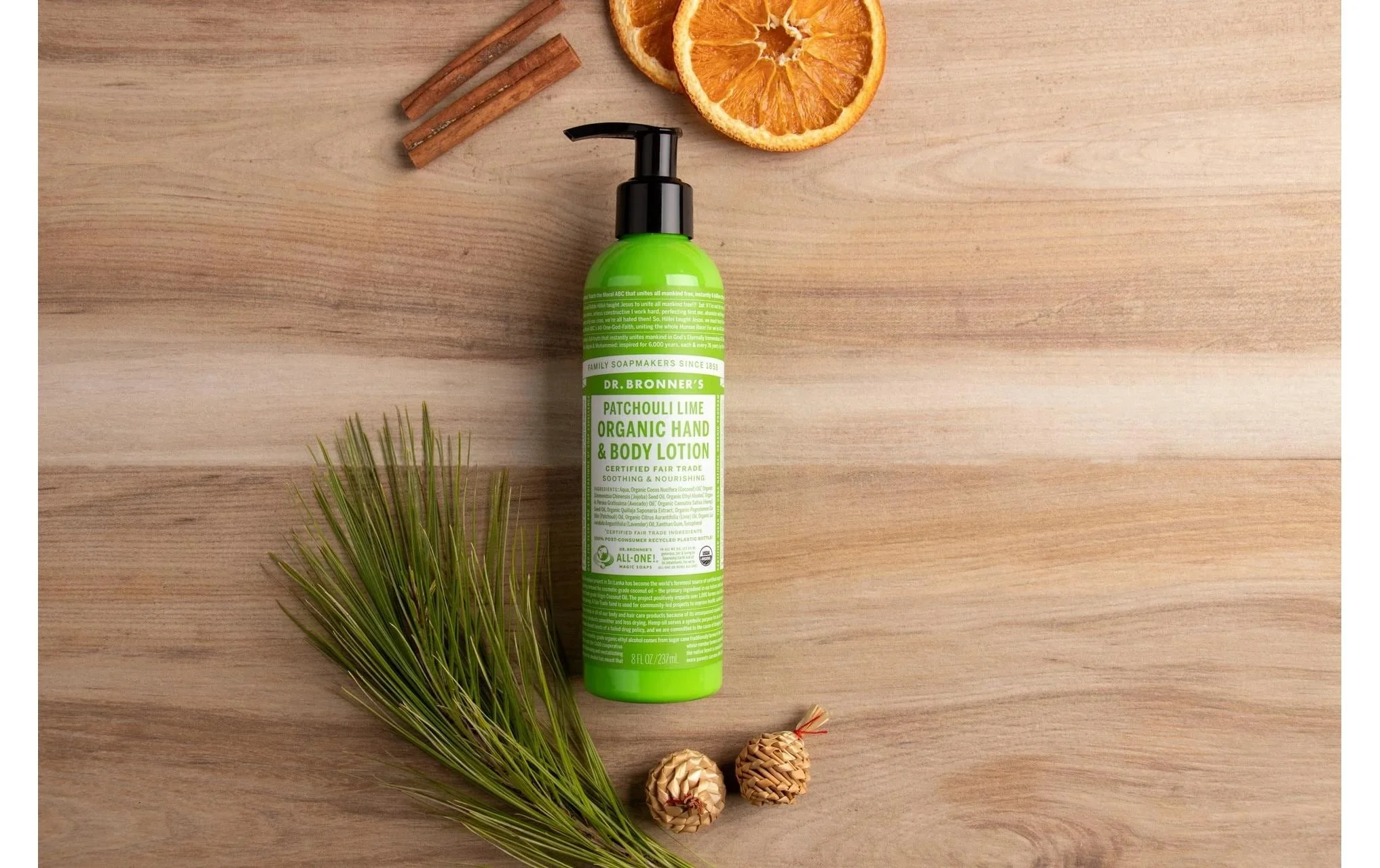 Dr. Bronner’s Organic Body Lotion Patchouli-Lime 240 ml – 2