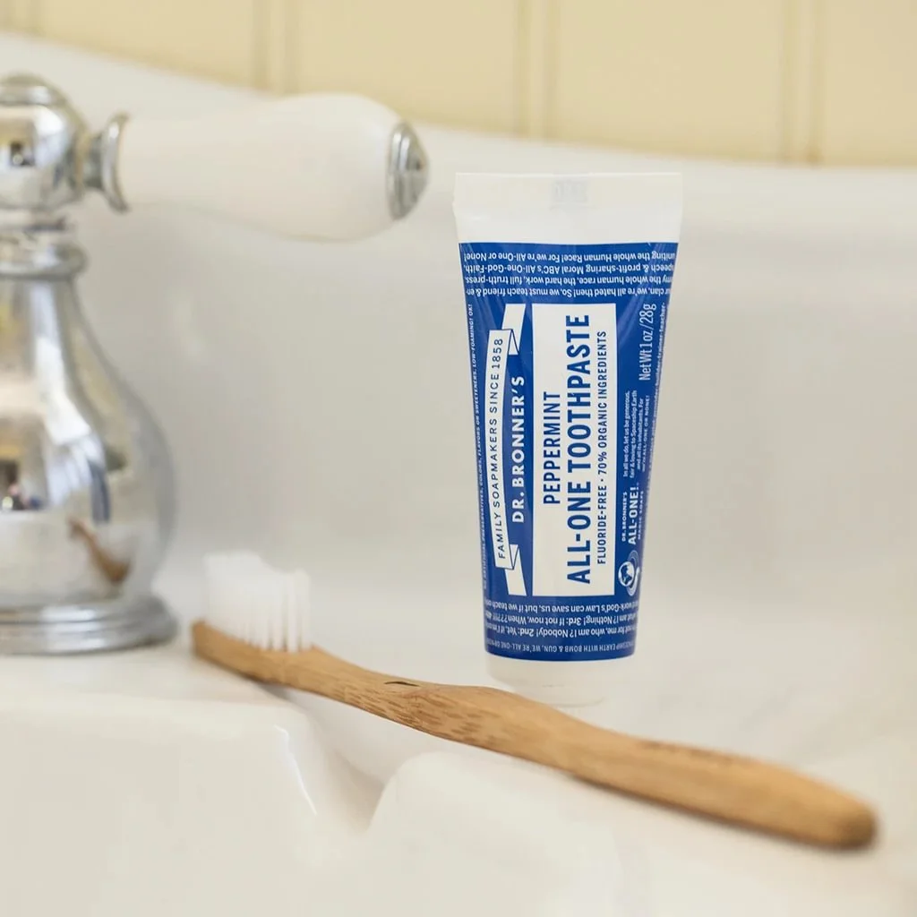 Dr. Bronner’s Toothpaste Peppermint Travel Size 28 g – 2