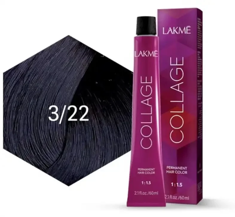 Lakme Collage 3/22 Permanent Color 60ml – 3