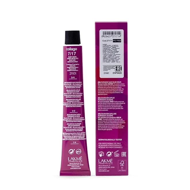 Lakme Collage 7/17 Permanent Color 60ml – 2