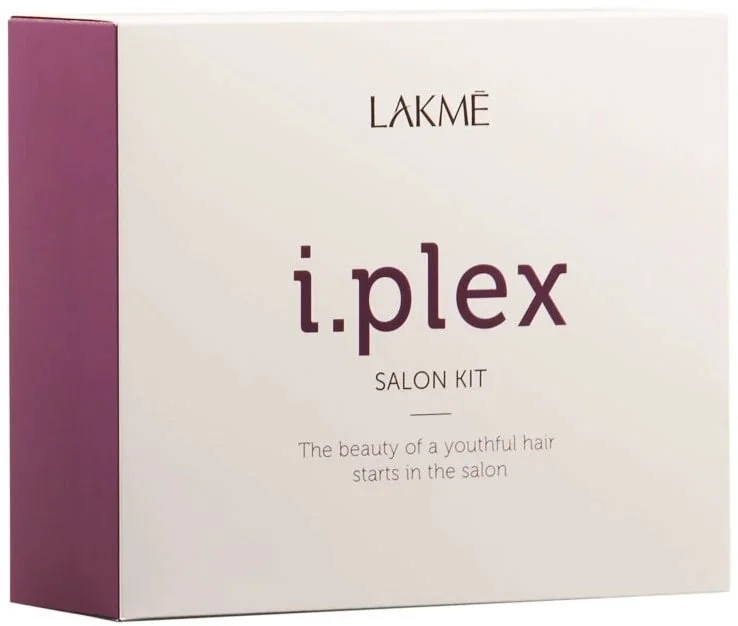 Lakme I.Plex Salon Kit: Premium Bond 500ml, Keratech I.Power 500ml, Dispenser, Pump, Application Guide, Hair Perfection 3x10ml – 1