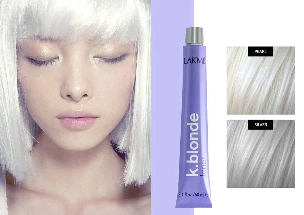 Lakme K.Blonde Toner Silver Permanent Color 60ml – 3