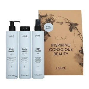 Lakme Tkn Retail Pack Body Maker: Shampoo 300 ml + Balm 300 ml + Mist 300 ml - 0