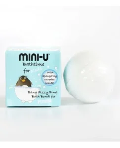 Mini-U Bang Fizzy Pink bath bomb white 50g - 1