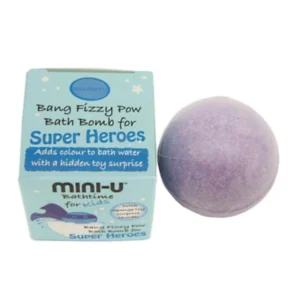 Mini-U Bang Fizzy Pow Bath Bomb Purple 50 g - 0