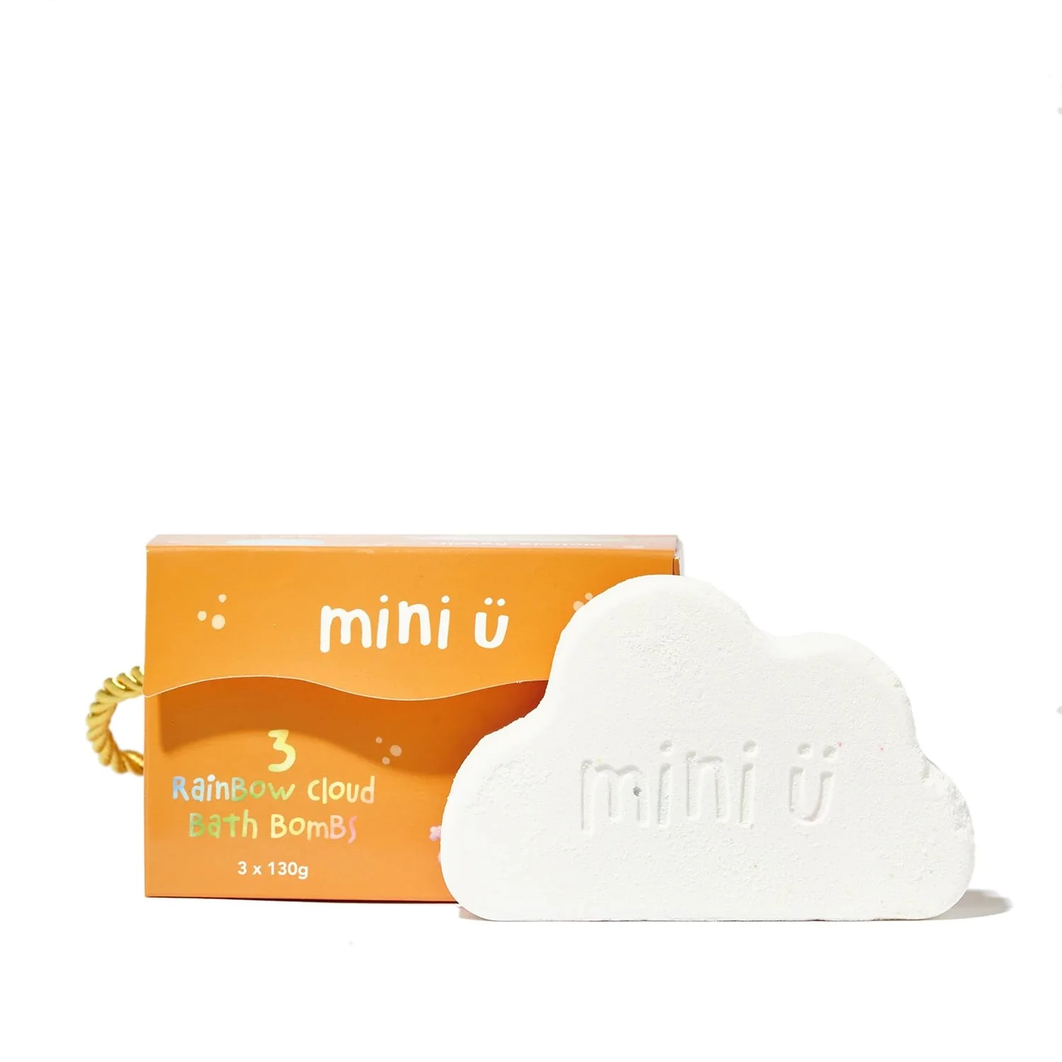 Mini-U Crayons & Clouds gift set: Cloud bath bomb 3pcs + bath crayons 6pcs – 1