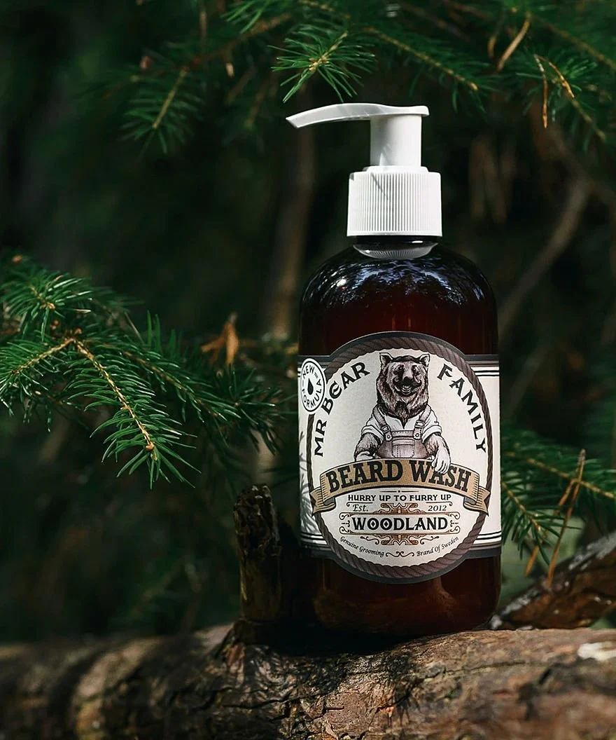 Mr Bear Family Beard Wash Woodland 250ml – 2