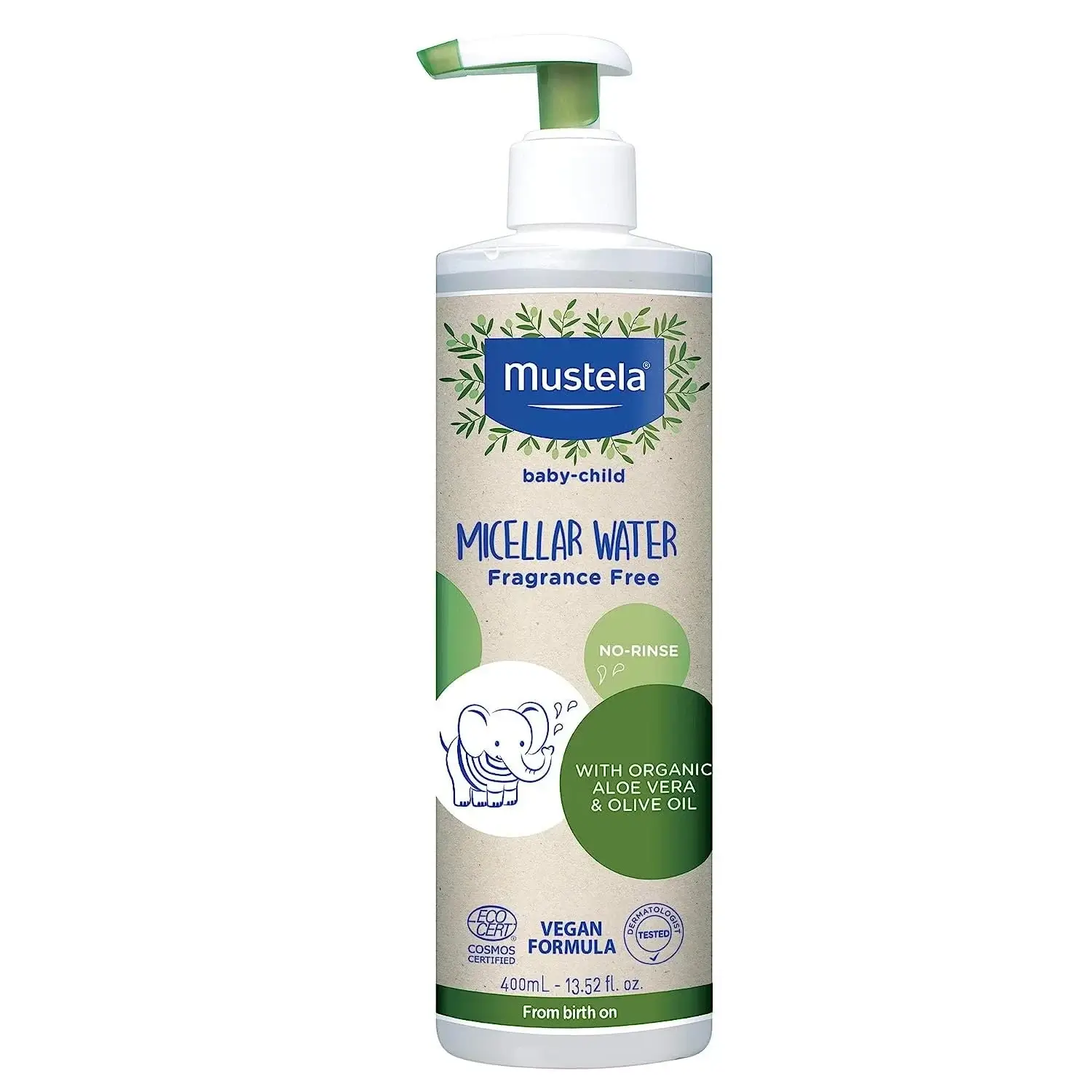 Mustela Organic micellar water 400ml – 0