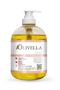 Olivella Apricot face & body soap 500ml - 0