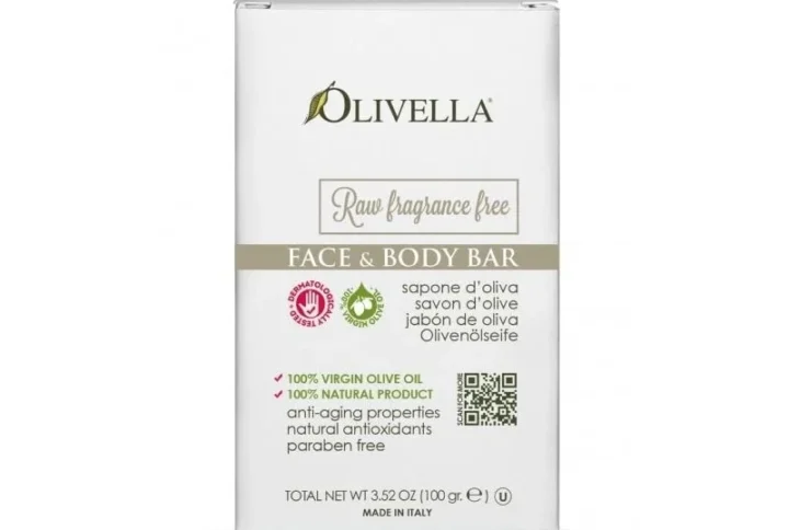 Olivella Raw Fragrance Free face & body bar 100g - 0