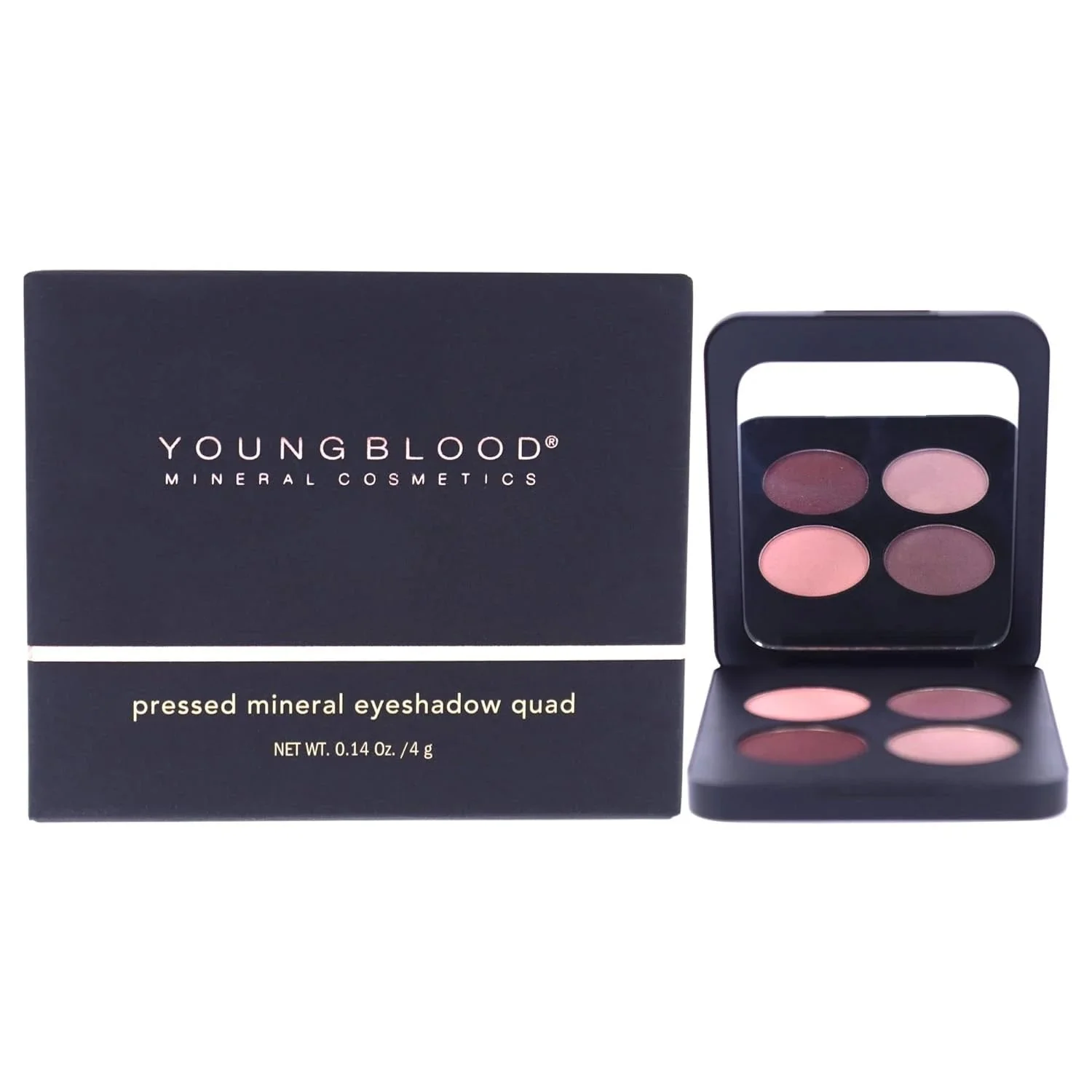 Youngblood Pressed Mineral eyeshadow quad 4g Vintage – 2